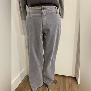 Mason gray corduroy slack style pant